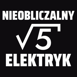 Nieobliczalny Elektryk - Męska Bluza z kapturem Czarna