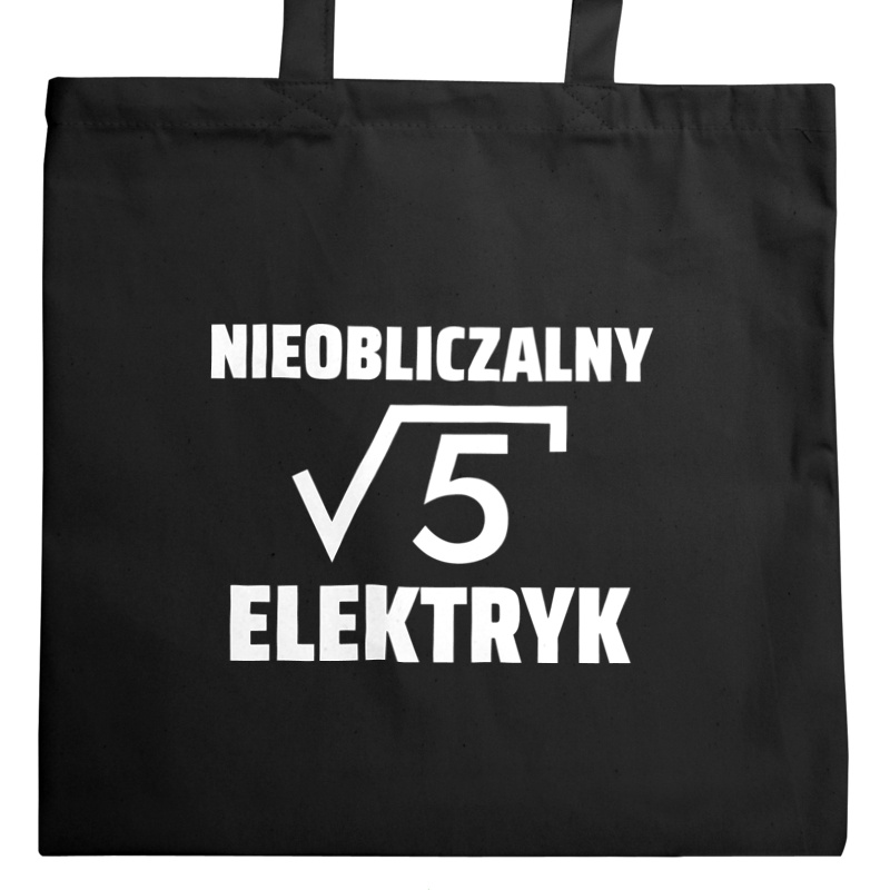 Nieobliczalny Elektryk - Torba Na Zakupy Czarna