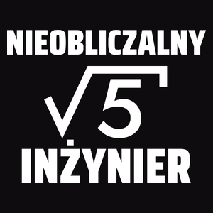 Nieobliczalny Inżynier - Męska Bluza z kapturem Czarna