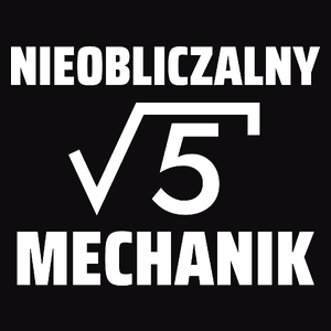 Nieobliczalny Mechanik - Męska Bluza Czarna