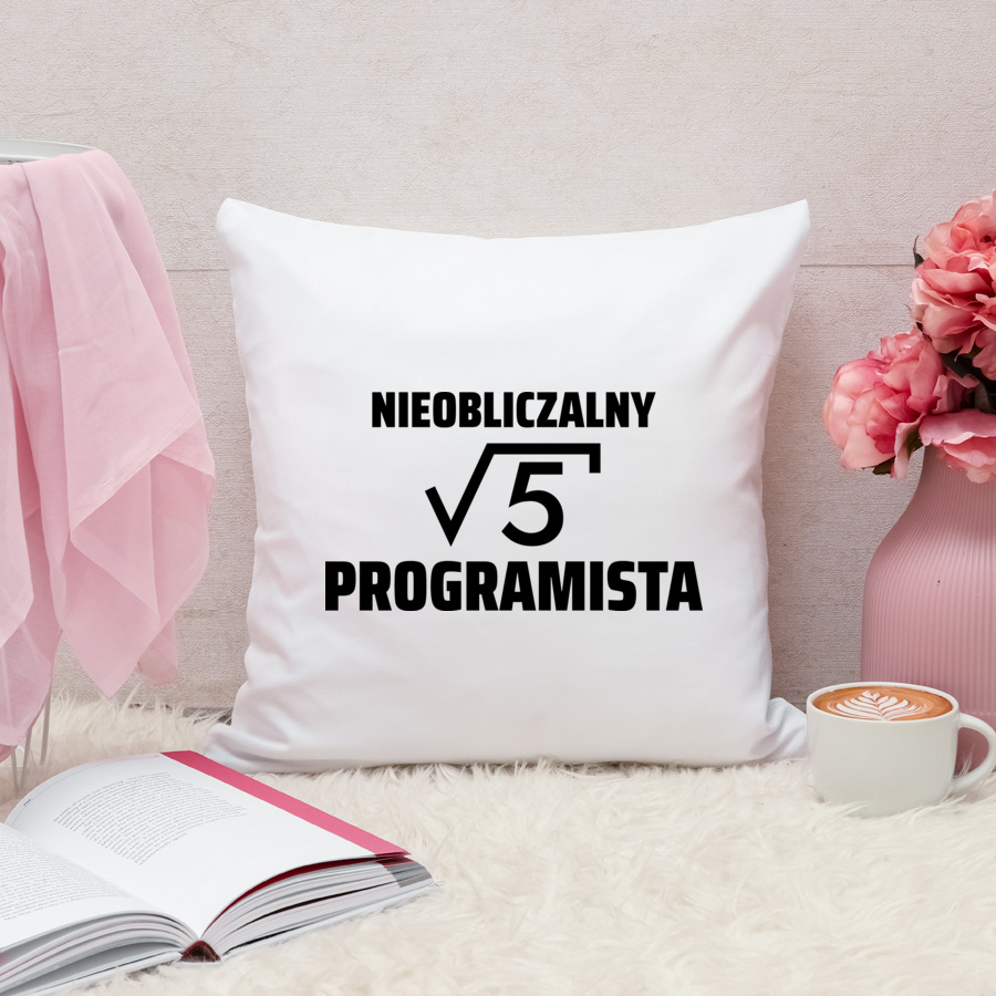 Nieobliczalny Programista - Poduszka Biała