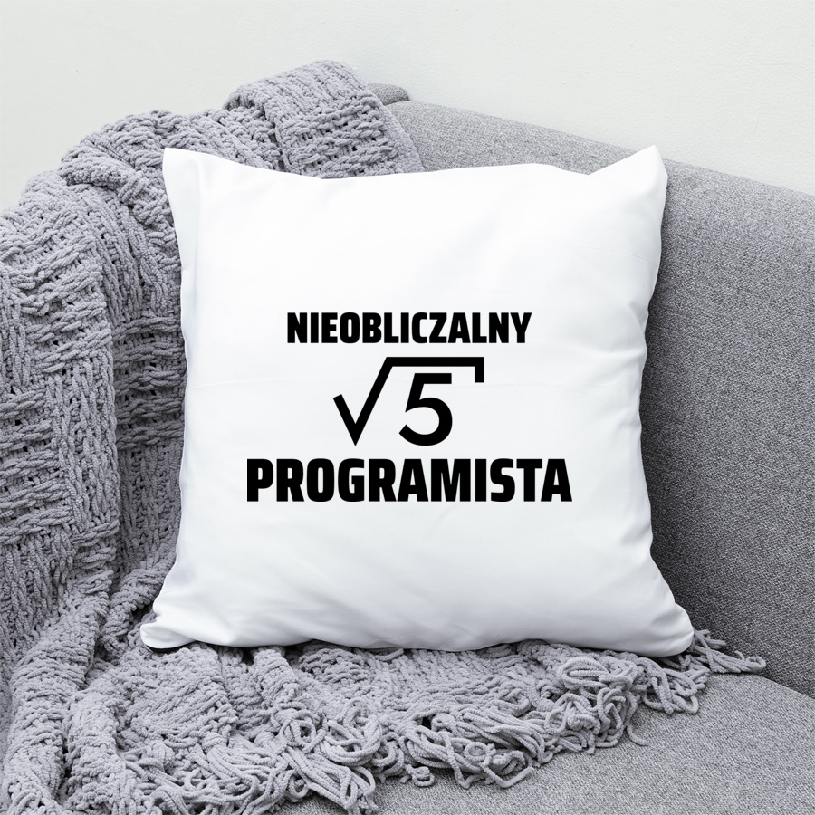 Nieobliczalny Programista - Poduszka Biała