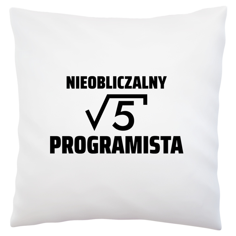 Nieobliczalny Programista - Poduszka Biała