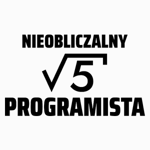 Nieobliczalny Programista - Poduszka Biała