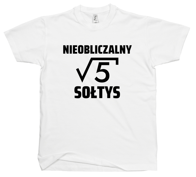 Nieobliczalny Sołtys - Męska Koszulka Biała