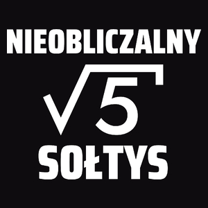 Nieobliczalny Sołtys - Męska Koszulka Czarna