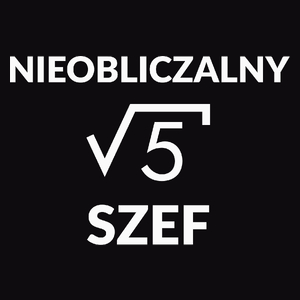 Nieobliczalny Szef - Męska Koszulka Czarna