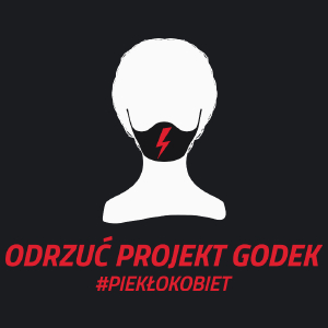 Odrzuć Projekt Godek - Damska Koszulka Czarna