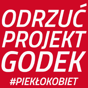 Odrzuć Projekt Godek - Męska Koszulka Czerwona