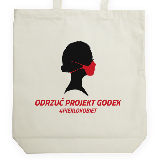 Odrzuć Projekt Godek - Torba Na Zakupy Natural