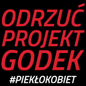 Odrzuć Projekt Godek - Torba Na Zakupy Czarna