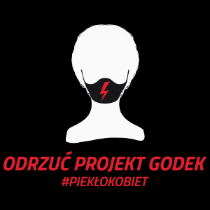 Odrzuć Projekt Godek - Torba Na Zakupy Czarna