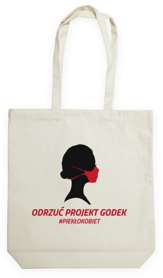 Odrzuć Projekt Godek - Torba Na Zakupy Natural