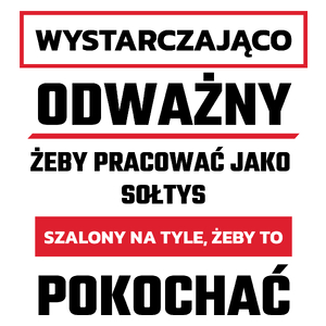 Odważny Szalony Sołtys - Kubek Biały