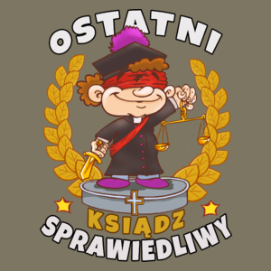 Ostatni Sprawiedliwy Ksiądz - Męska Koszulka Khaki