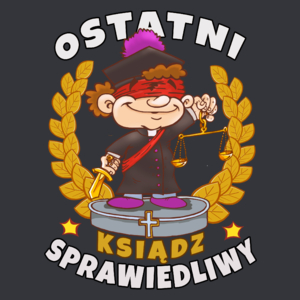 Ostatni Sprawiedliwy Ksiądz - Męska Koszulka Szara