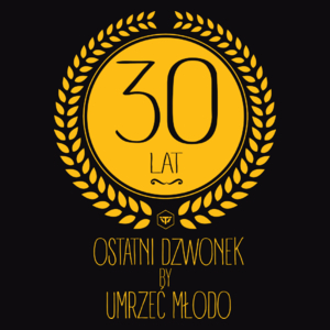 Ostatni dzwonek by umrzeć młodo - Męska Koszulka Czarna