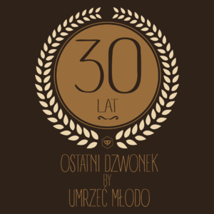 Ostatni dzwonek by umrzeć młodo - Męska Koszulka Czekoladowa