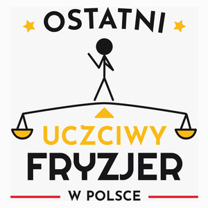 Ostatni uczciwy fryzjer w polsce - Poduszka Biała