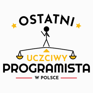 Ostatni uczciwy programista w polsce - Poduszka Biała