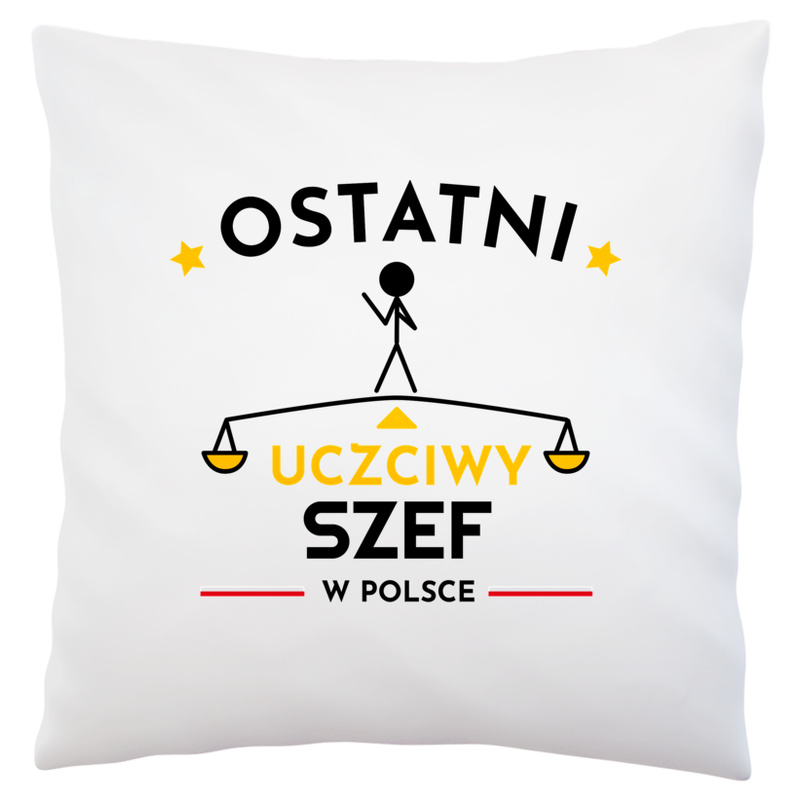 Ostatni uczciwy szef w polsce - Poduszka Biała