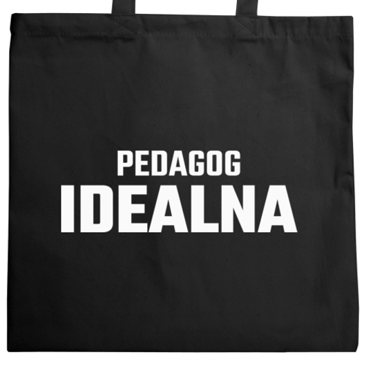 Pedagog Idealna - Torba Na Zakupy Czarna