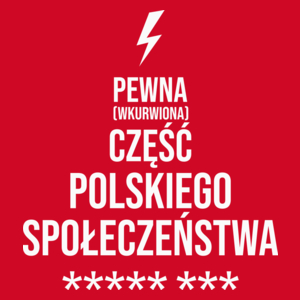 Pewna Część Społeczeństwa - Męska Koszulka Czerwona