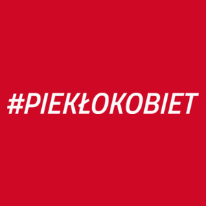 Piekło Kobiet Hasztag - Męska Koszulka Czerwona