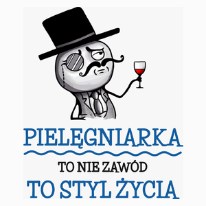 Pielęgniarka To Nie Zawód, To Styl Życia - Poduszka Biała