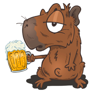 Piwo kapibara beer - Kubek Biały