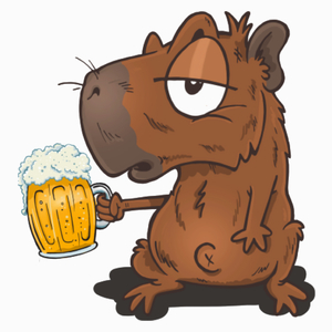 Piwo kapibara beer - Poduszka Biała