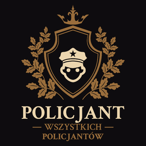 Policjant Wszystkich Policjantów - Męska Bluza Czarna