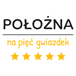 Położna Na 5 Gwiazdek - Kubek Biały