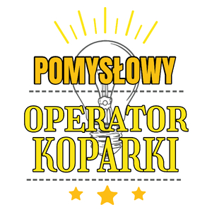 Pomysłowy Operator Koparki - Kubek Biały