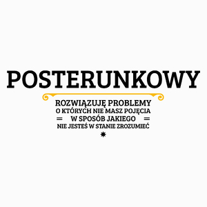 Posterunkowy - Rozwiązuje Problemy O Których Nie Masz Pojęcia - Poduszka Biała