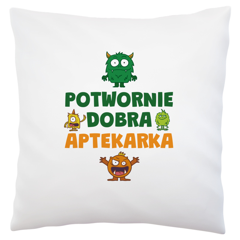 Potwornie Dobra Aptekarka - Poduszka Biała