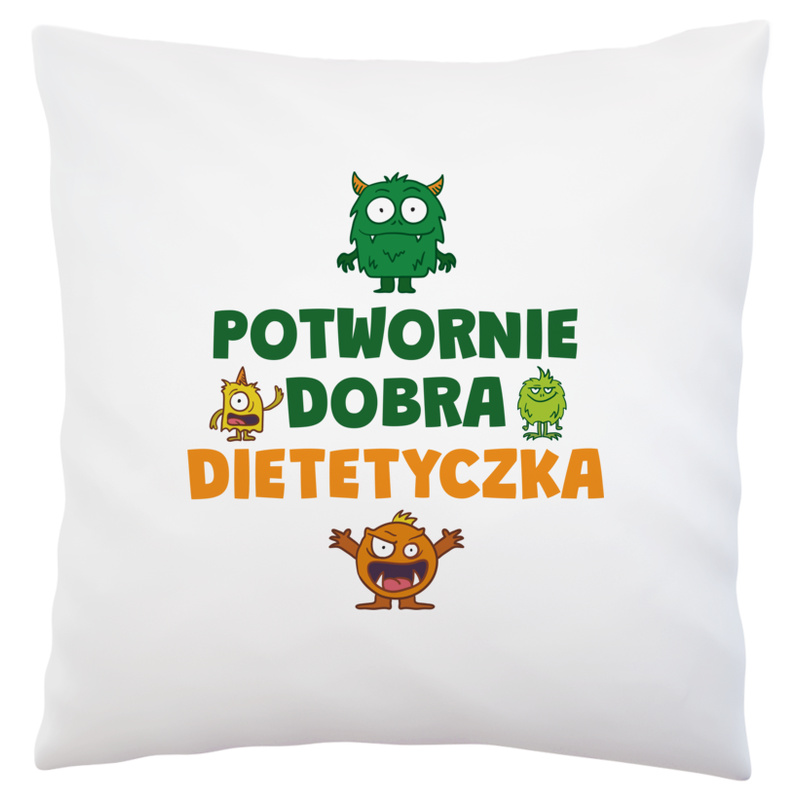 Potwornie Dobra Dietetyczka - Poduszka Biała