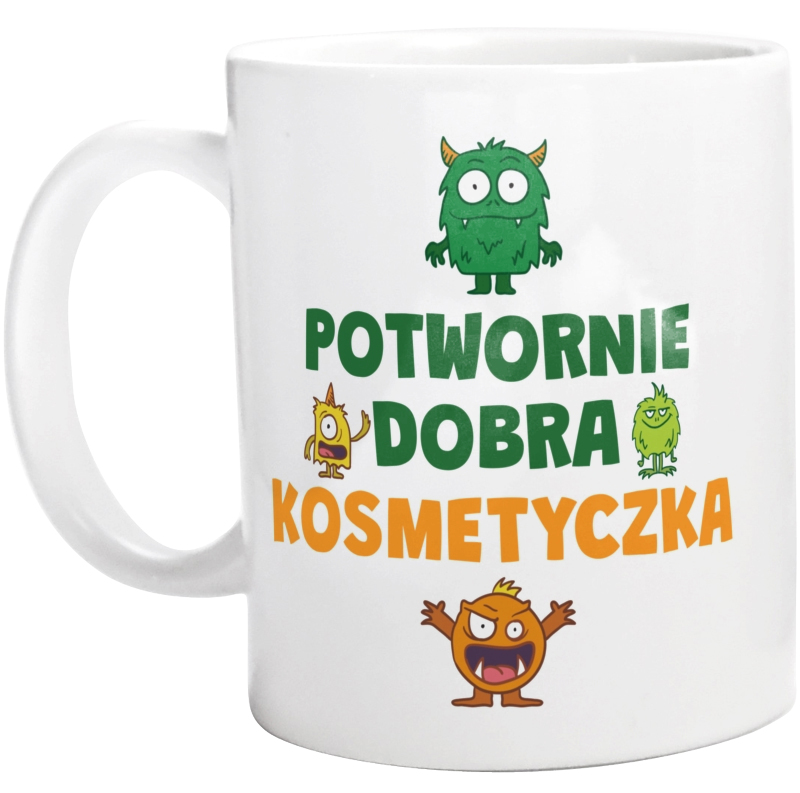 Potwornie Dobra Kosmetyczka - Kubek Biały