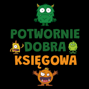 Potwornie Dobra Księgowa - Torba Na Zakupy Czarna