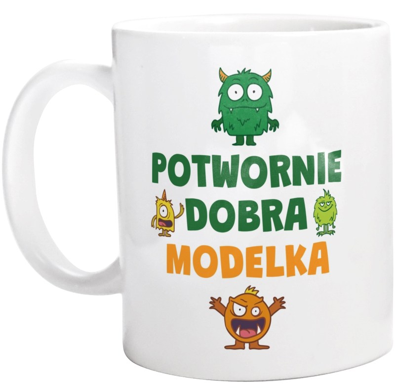 Potwornie Dobra Modelka - Kubek Biały