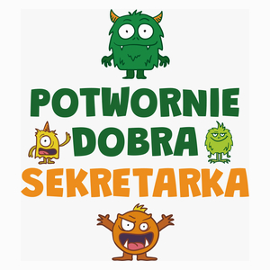 Potwornie Dobra Sekretarka - Poduszka Biała