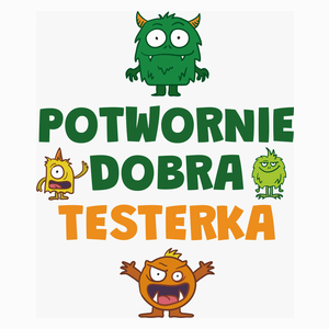 Potwornie Dobra Testerka - Poduszka Biała