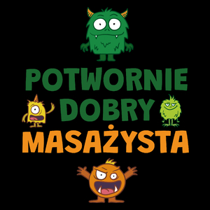 Potwornie Dobry Masażysta - Torba Na Zakupy Czarna