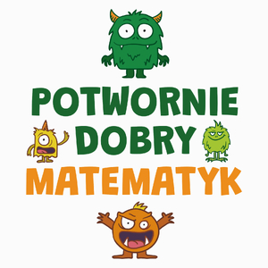 Potwornie Dobry Matematyk - Poduszka Biała