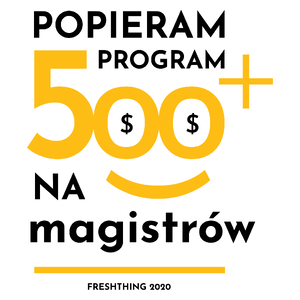 Program 500 Plus Na Magistrów - Kubek Biały