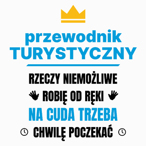 Przewodnik Turystyczny Rzeczy Niemożliwe Robię Od Ręki - Poduszka Biała