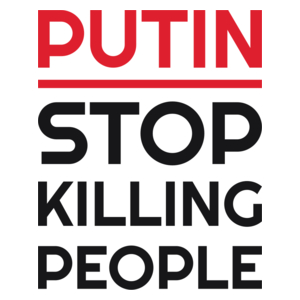 Putin Stop Killing People - Kubek Biały