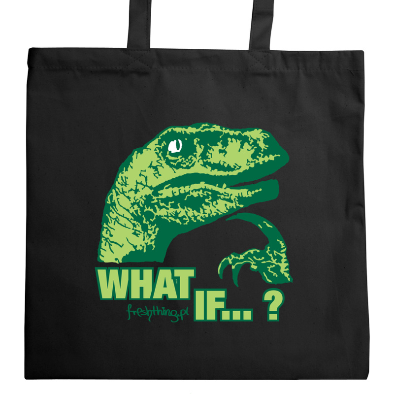 Raptor What If - Torba Na Zakupy Czarna