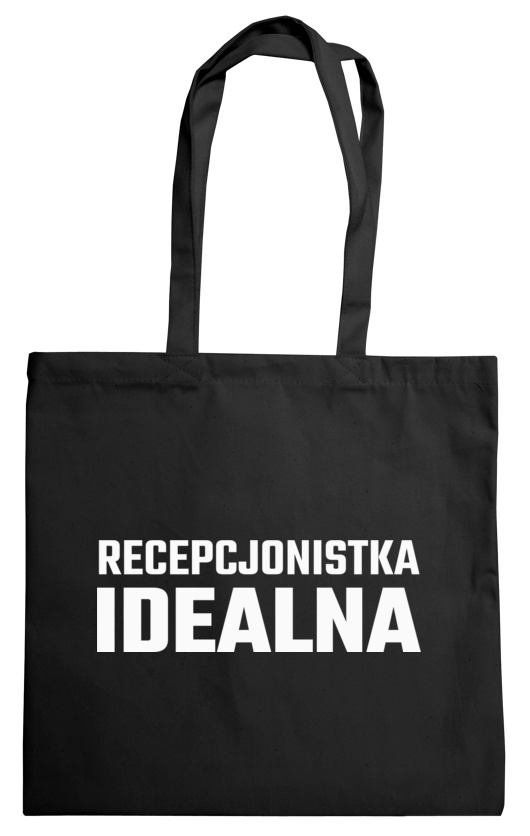 Recepcjonistka Idealna - Torba Na Zakupy Czarna