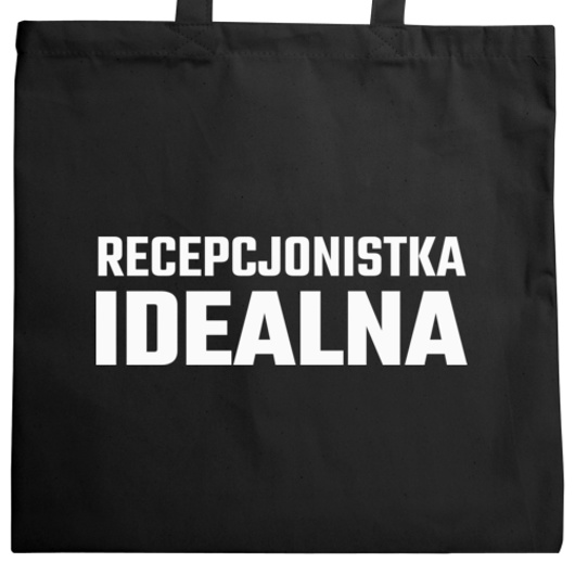 Recepcjonistka Idealna - Torba Na Zakupy Czarna